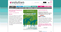 Desktop Screenshot of evolutionarts.org.uk